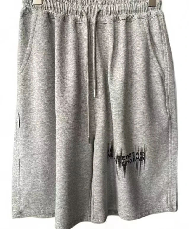 508灰色青少年时尚潮流休闲五分裤