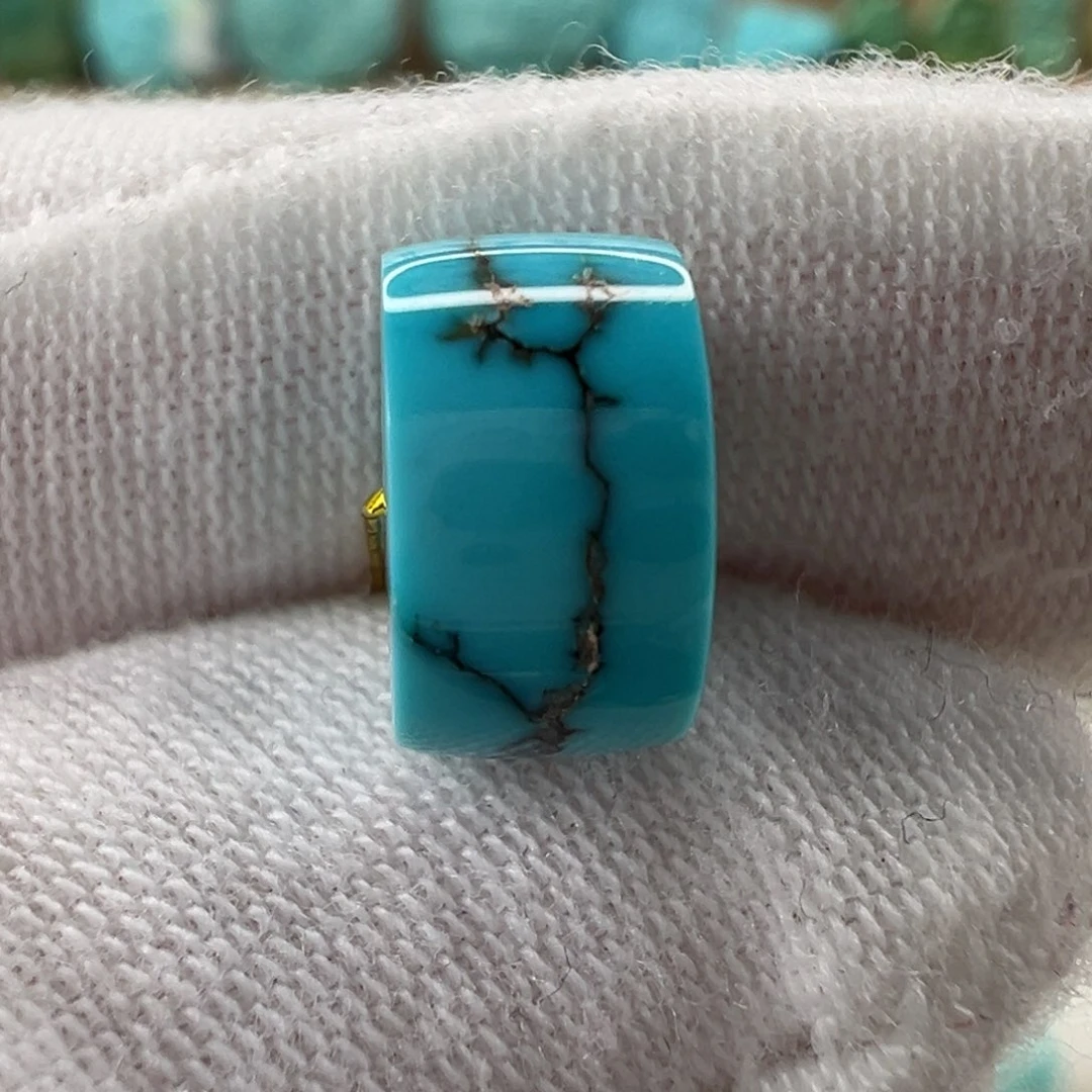 未镶嵌绿松石配饰10mm