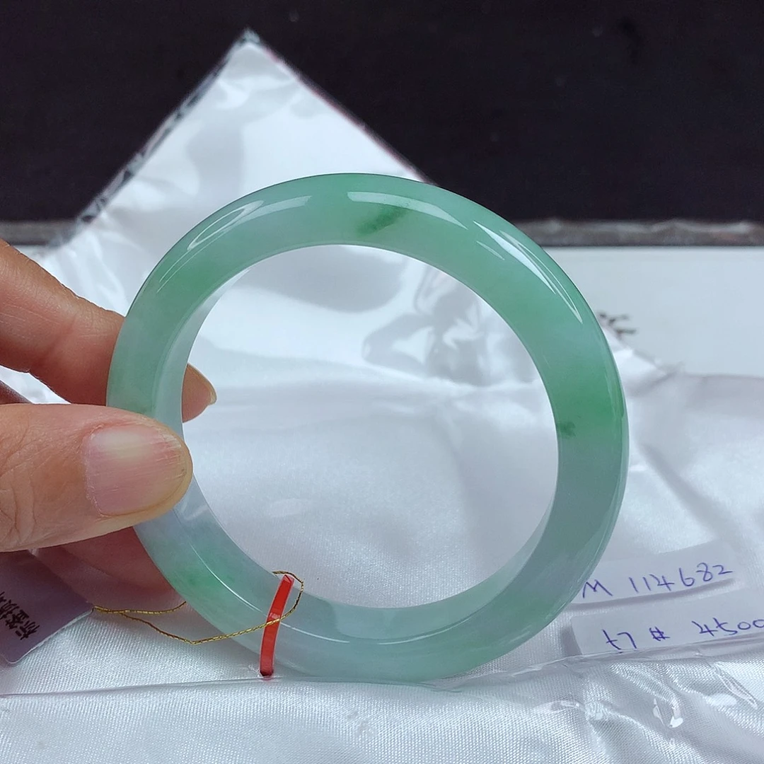 未镶嵌手镯翡翠57圈4682