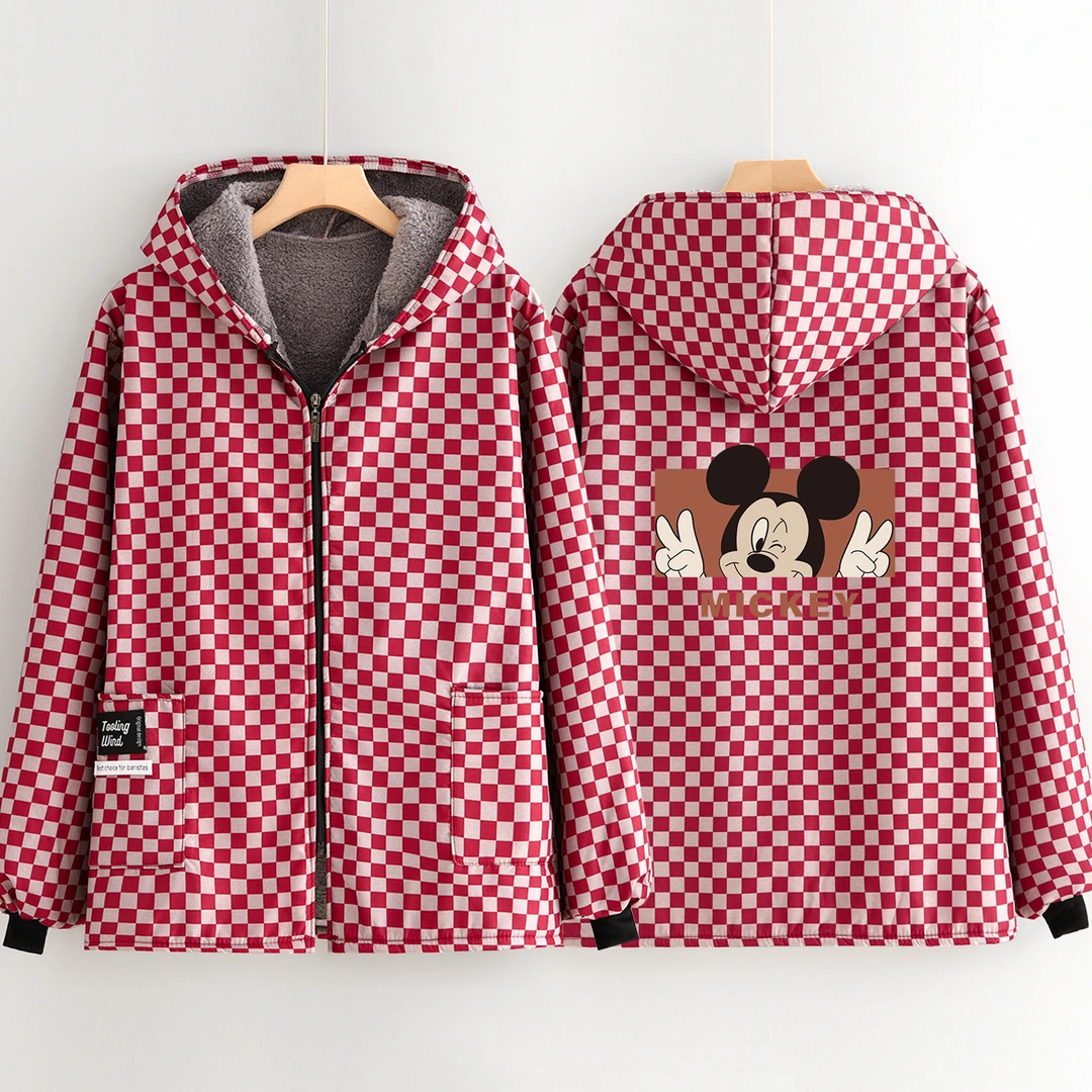 时尚短款长袖围裙加厚长绒餐饮上班工作服保暖大褂厨房家用男女款