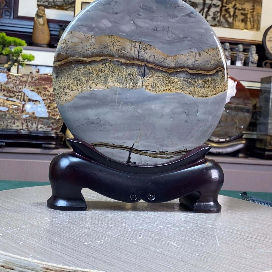石材广西国画石草花石