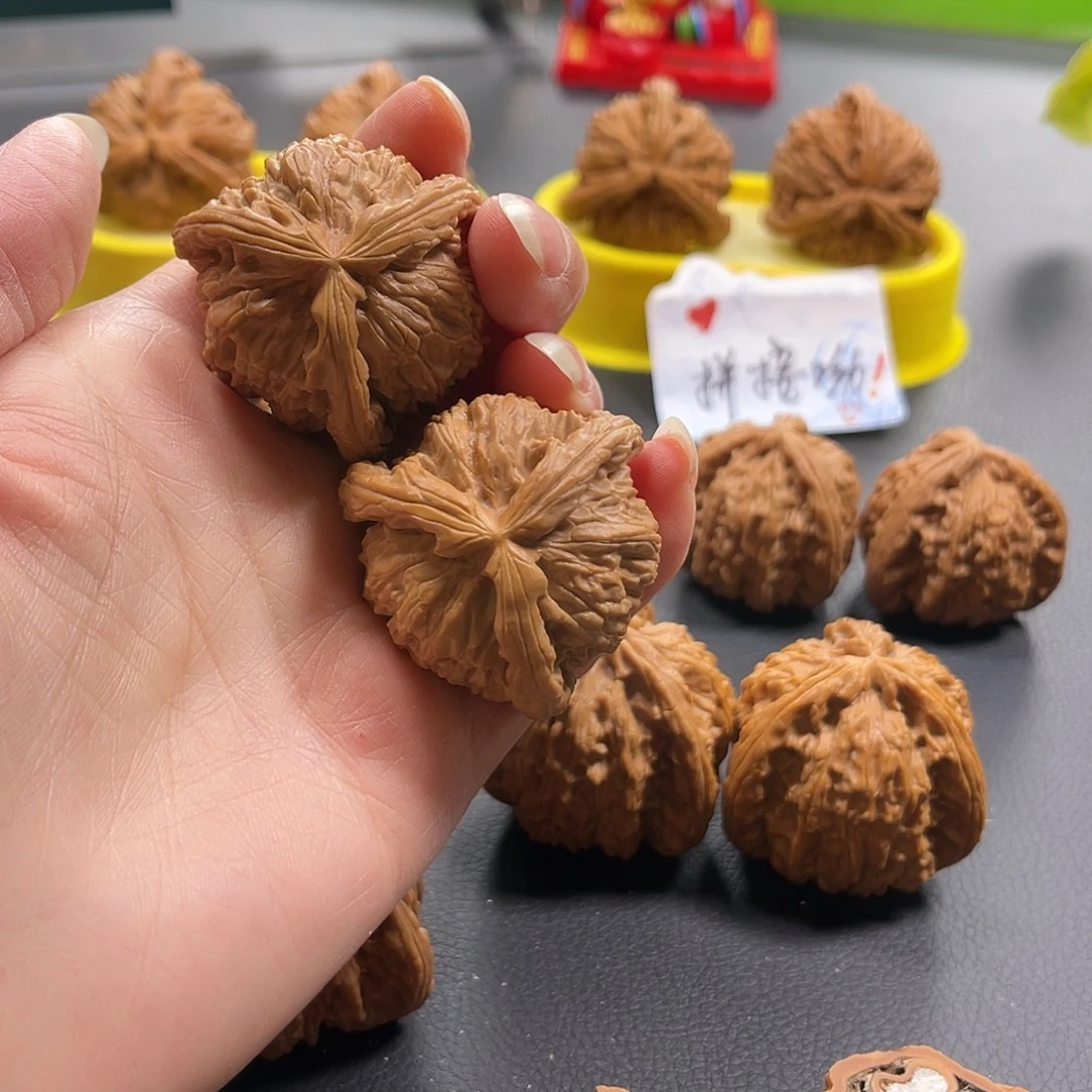 礼****文玩核桃吊坠拼接白奔