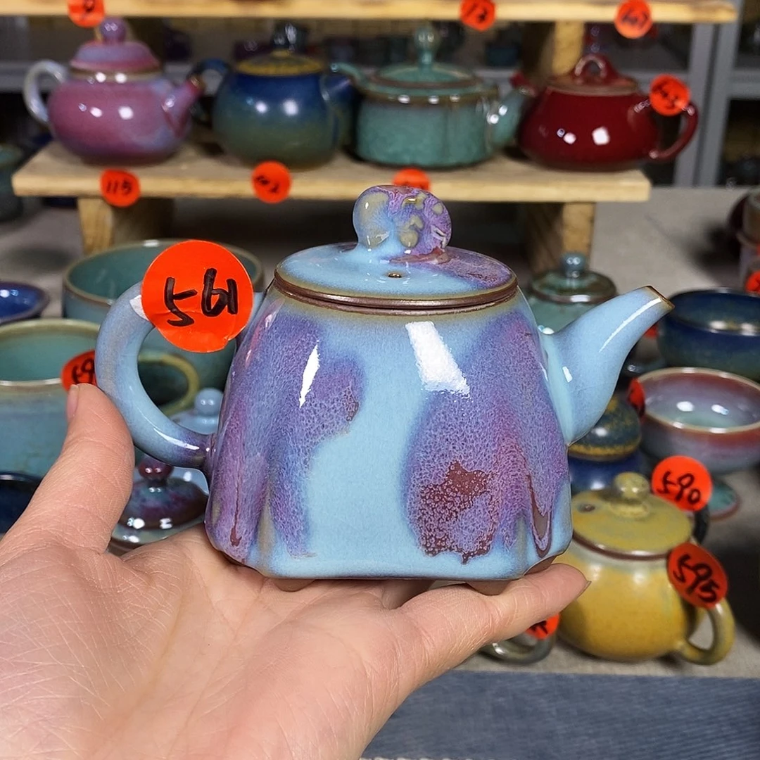 神后钧瓷手工。茶器