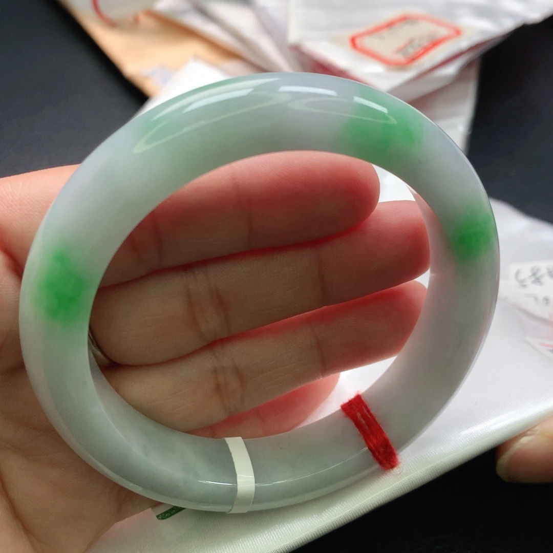 翡翠手镯未镶嵌缅甸58