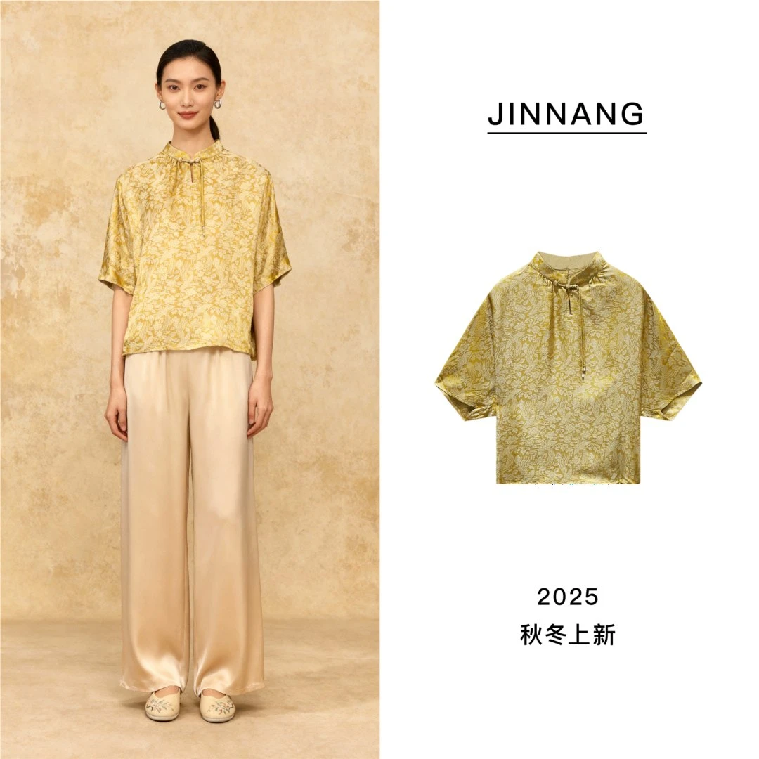 25新款高端桑蚕丝香云纱中式复古时尚百搭文艺短外套27216567