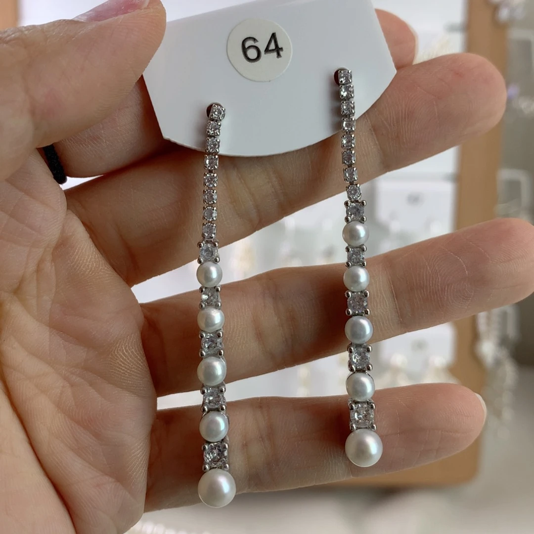 未镶嵌耳饰淡水珍珠