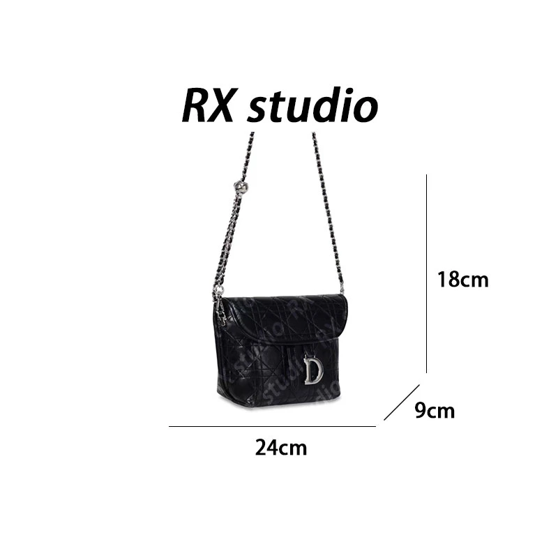 【母亲节礼物】GQ-2996-黑色轻奢小众设计感时尚百搭ins女士包包