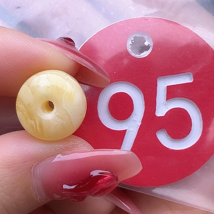 蜜蜡裸石未镶嵌亦*11.6/8.3mm 墩子