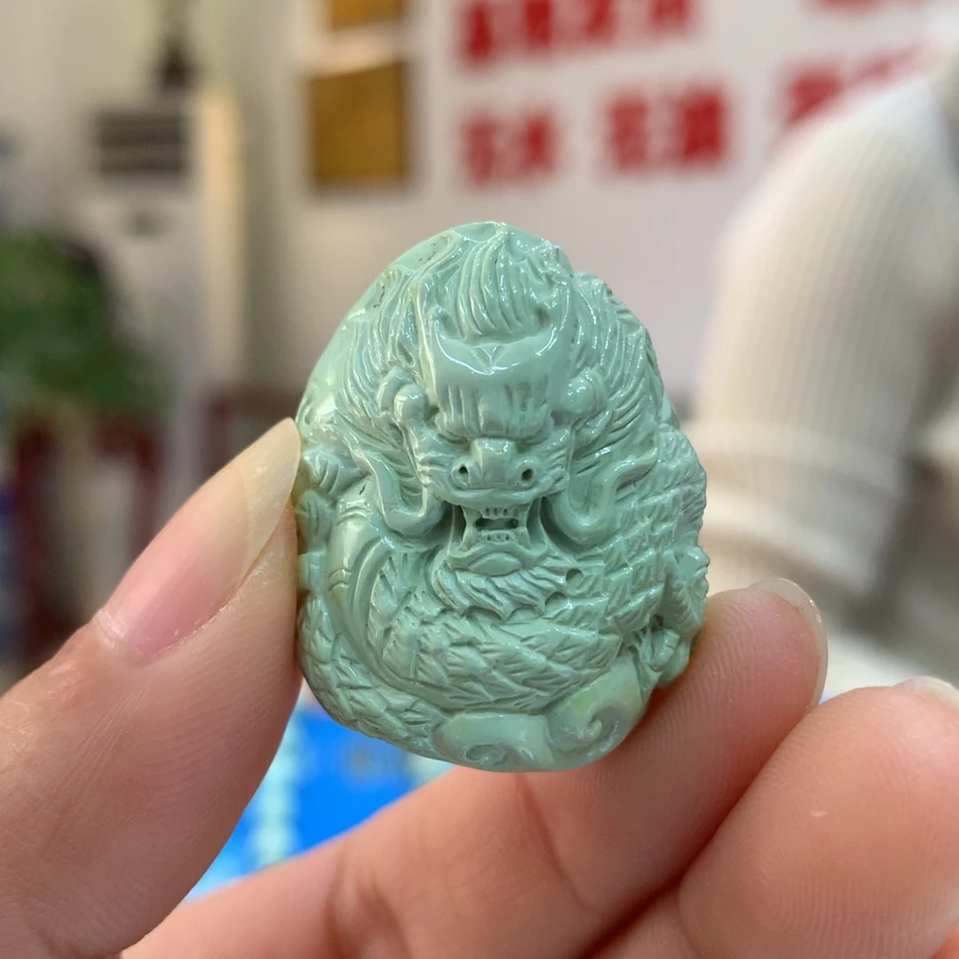 未镶嵌绿松石吊坠