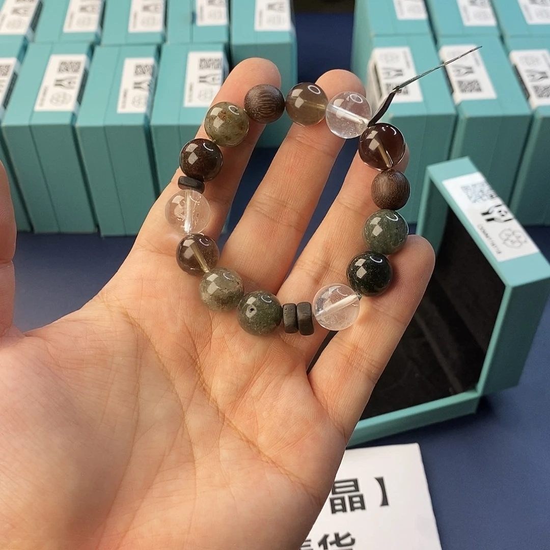 水晶银S925镶嵌手链