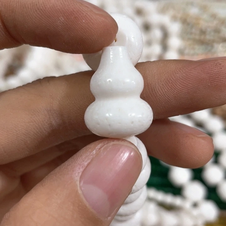 大理石非金属一颗白原枝葫芦