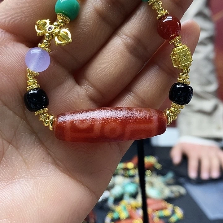 玛瑙/玉髓合金颈饰