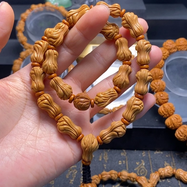 桃核手串白菜手持12