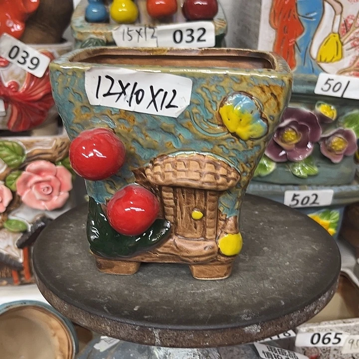 粗陶材质多肉花盆