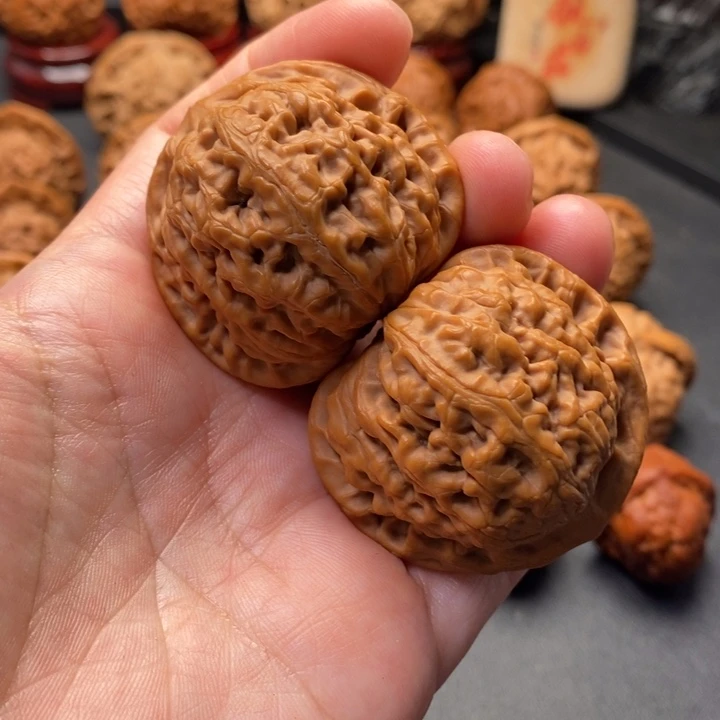 文玩核桃把件43尺满堂原树非嫁接