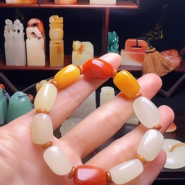 用****泥塑结晶芙蓉手串