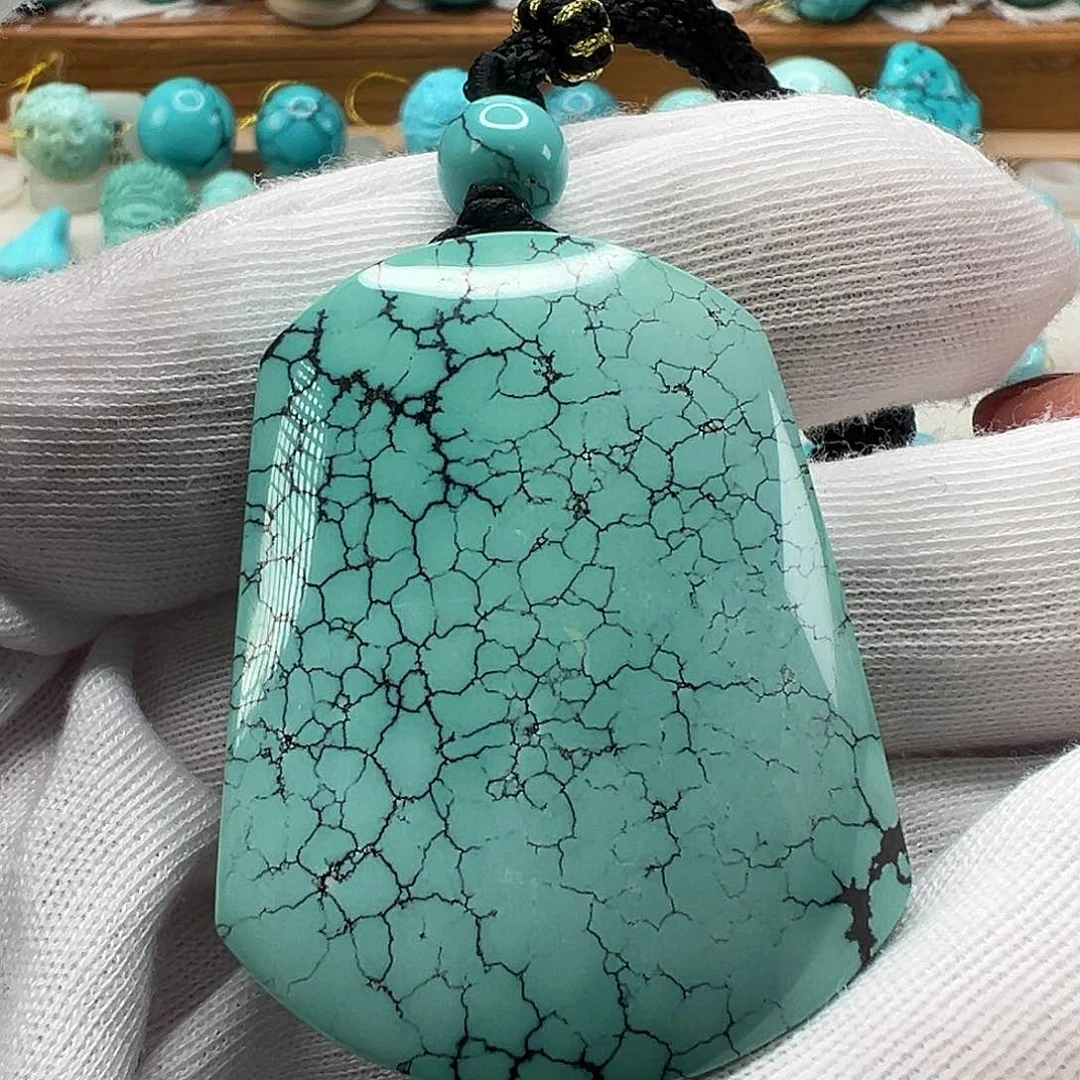 绿松石无事牌 未镶嵌