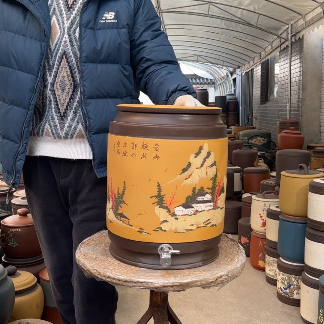 紫砂茶叶罐20龙头款