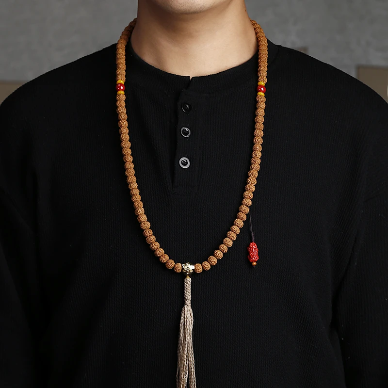 正品高端小金刚菩提子手串108颗文玩挂脖项链收藏级别金刚手串