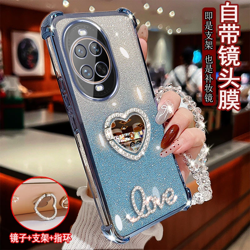 适用华为nova14Ultra手机壳MRT-AL10指环支架气囊防摔套镜头包边