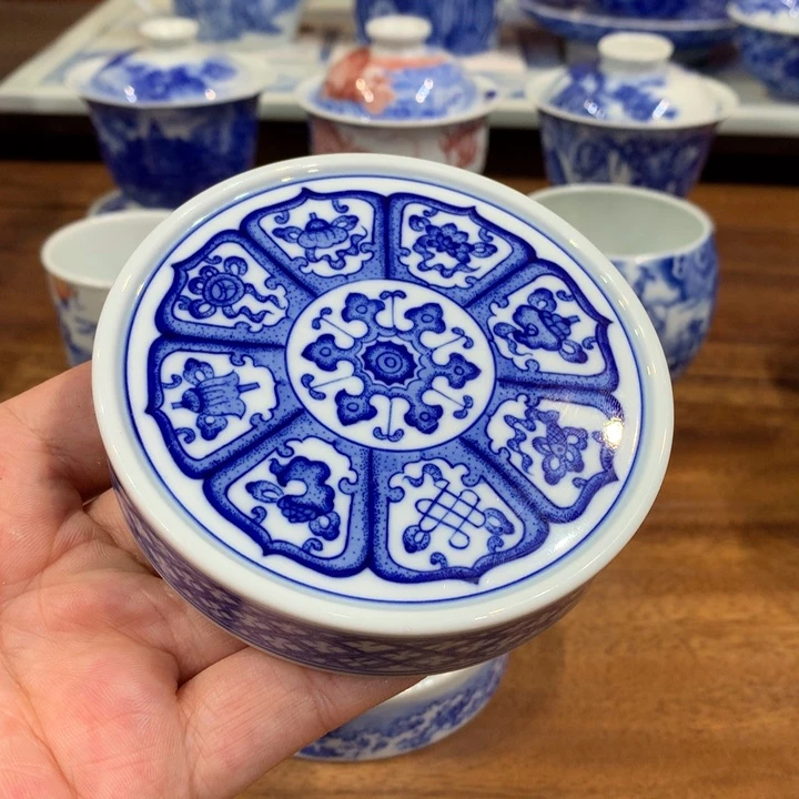 晓月柴窑 八宝盖置