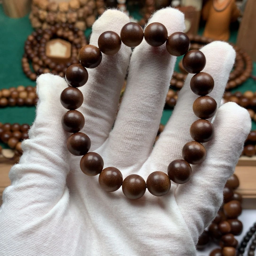 檀香木手串/手链老山檀香1.0横纹黑肉