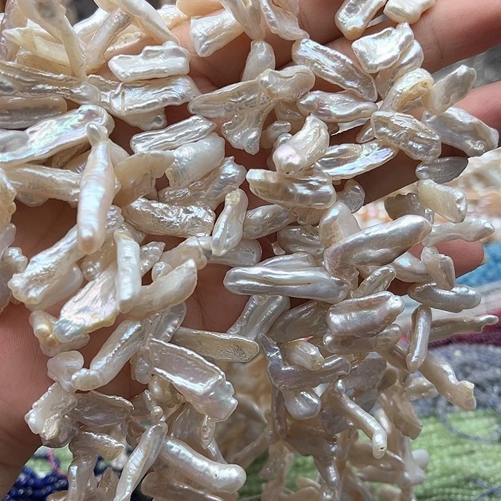 未镶嵌玛瑙/玉髓珠宝半成品一条大花瓣巴洛克珍珠
