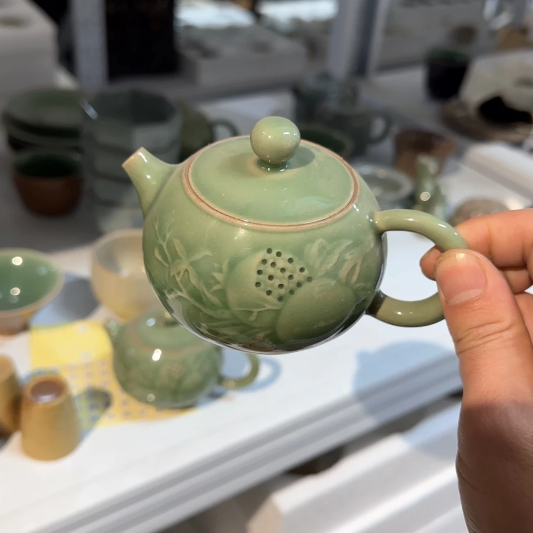小金茶具青瓷茶器