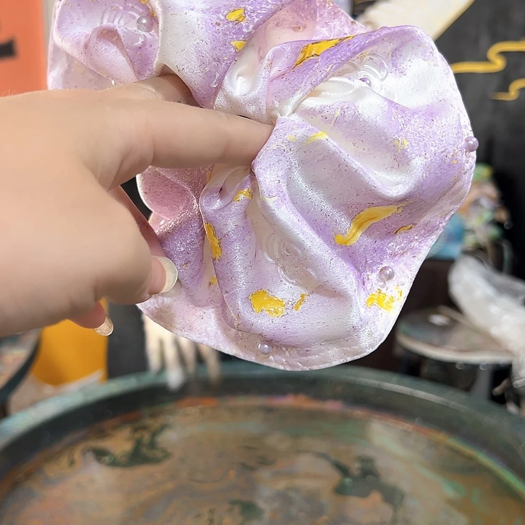 614紫金圆饼发圈