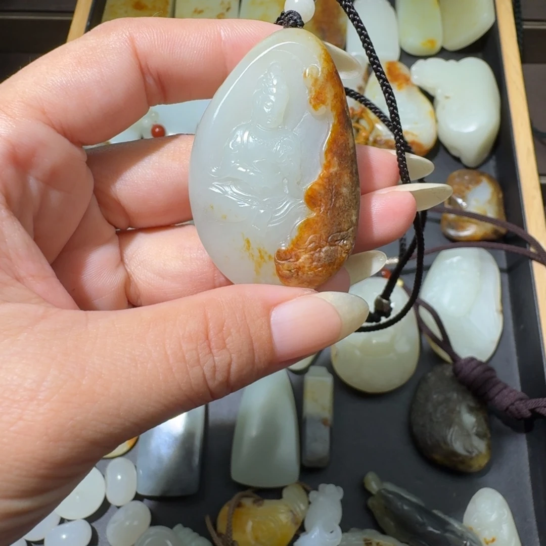 吊坠(不含链)未镶嵌和田玉