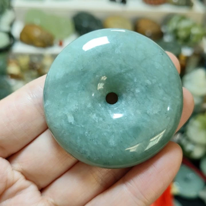 岫玉平安扣未镶嵌