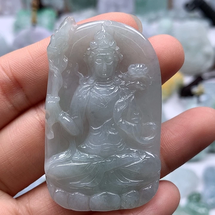 翡翠未镶嵌颈饰虚空藏福利