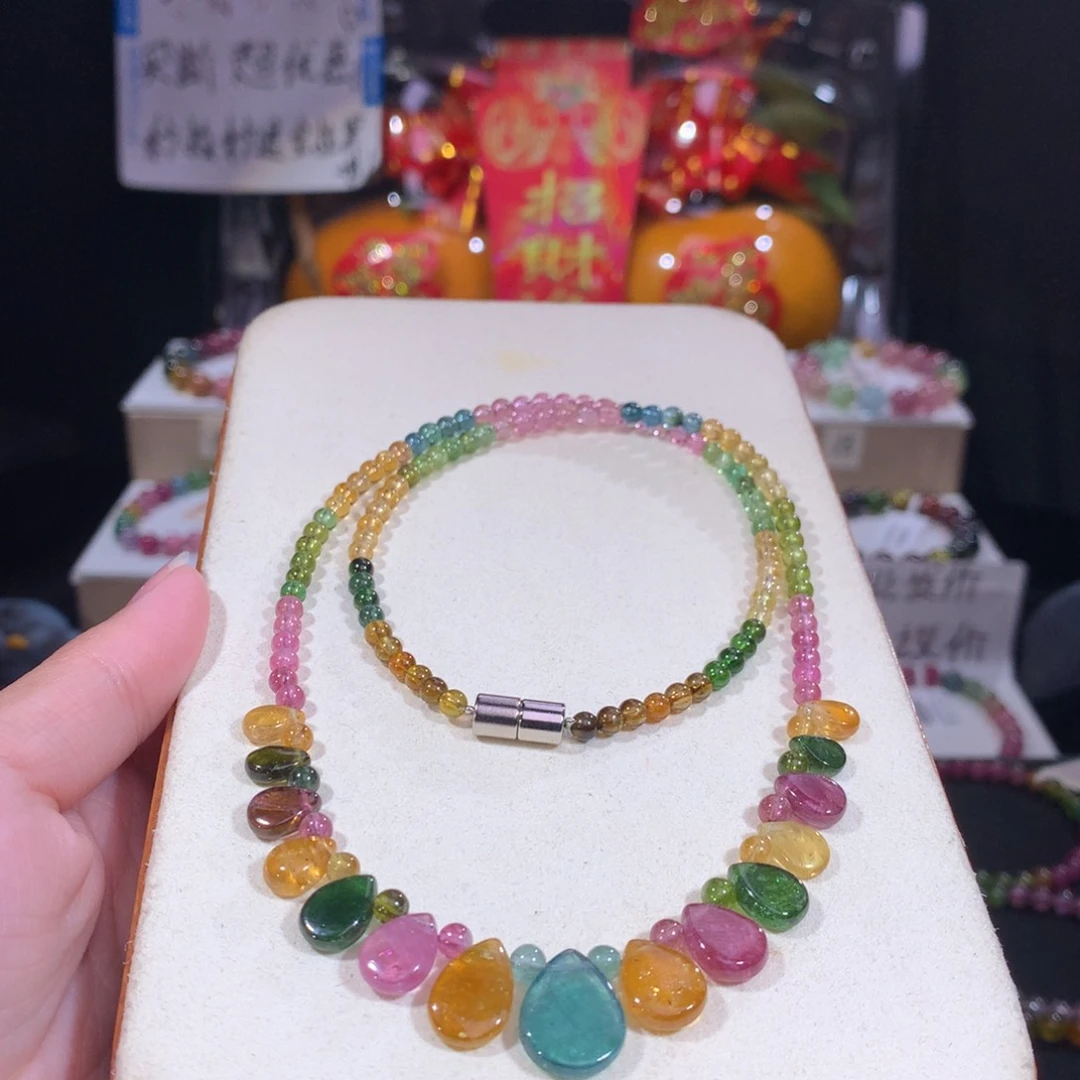 碧玺手链合金碧玺