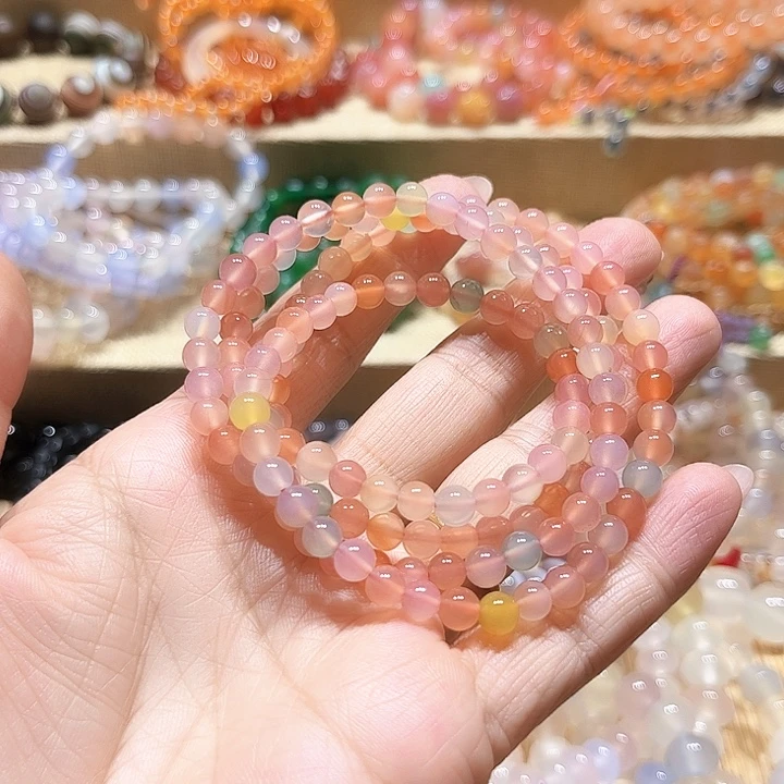 玛瑙/玉髓未镶嵌手链