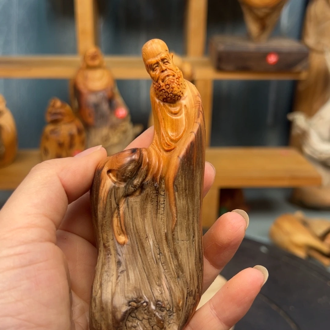 木金****?崖柏木摆件手把件
