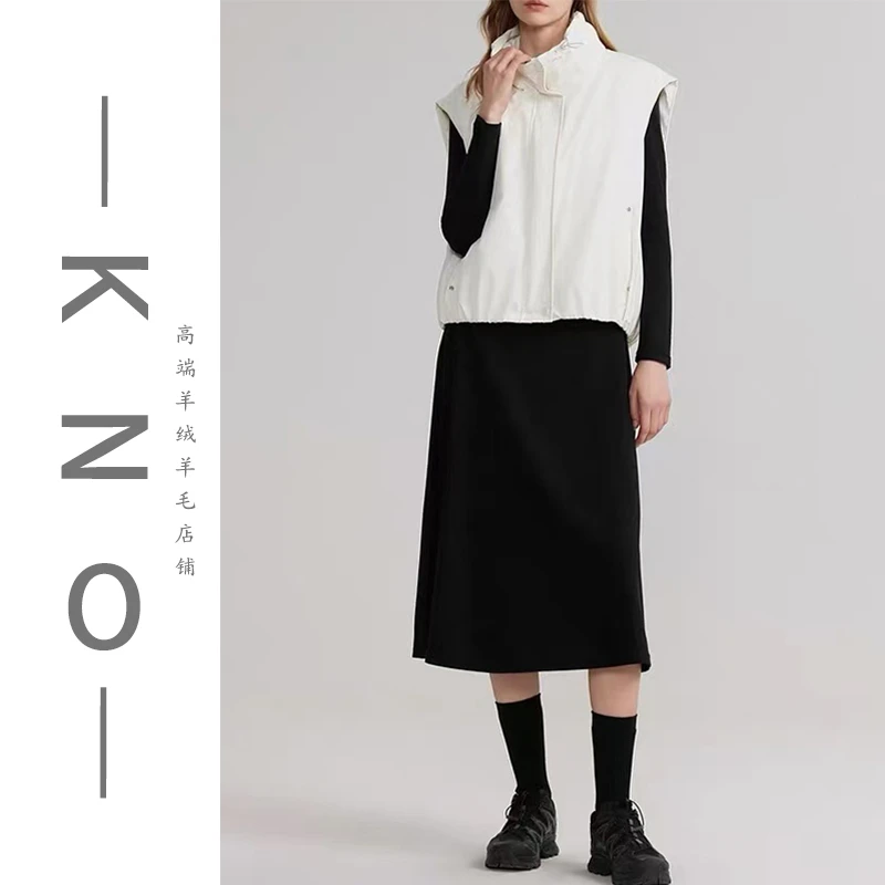 【KNO】秋冬新款机车风工装马甲女新款宽松休闲时尚