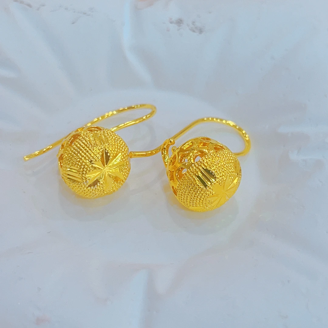 铜合金亚克力耳饰 铜合金亚克力耳饰 妈妈款时尚洋气简约轻奢百搭