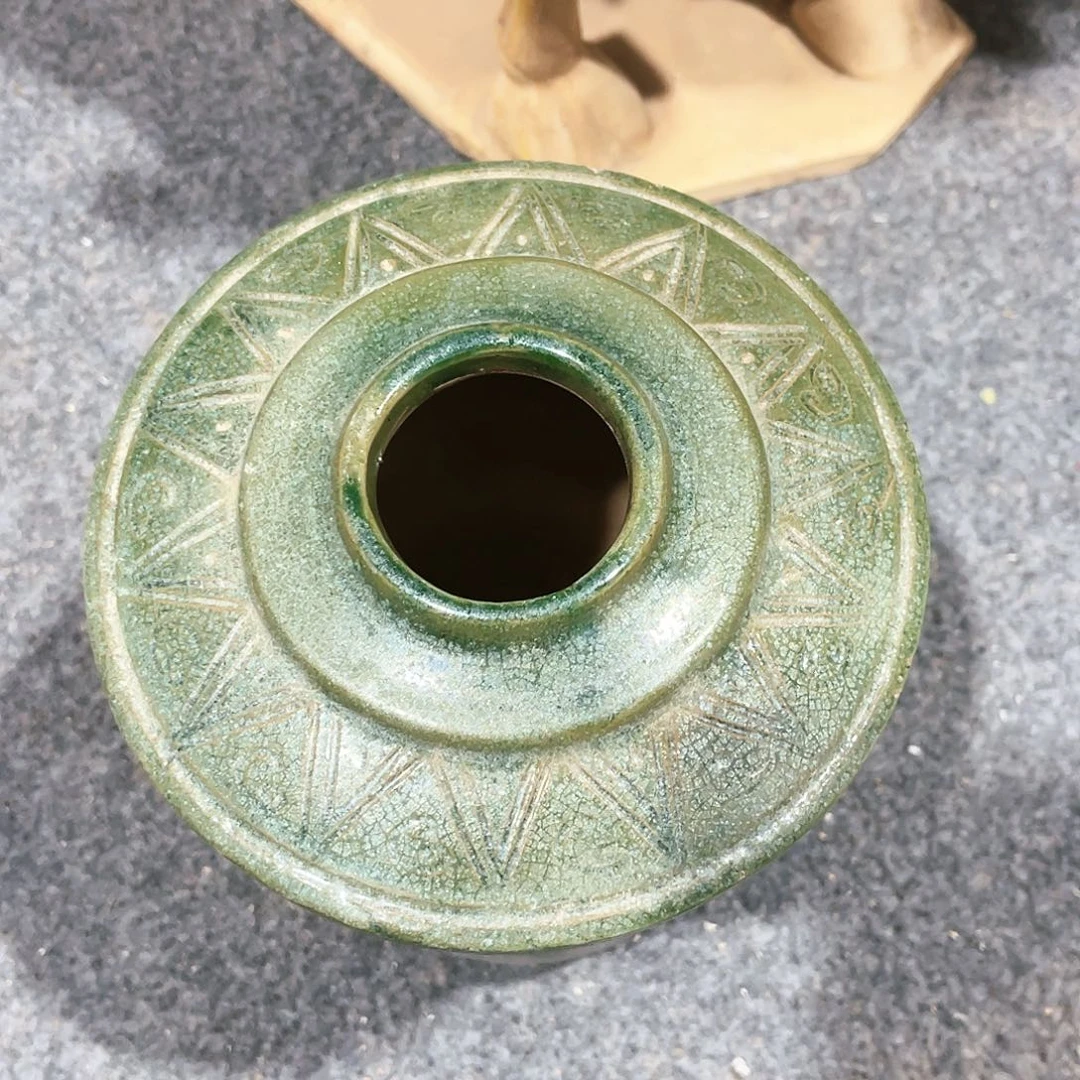 瓦当摆件摆件茶桌茶台陶瓷忆**风