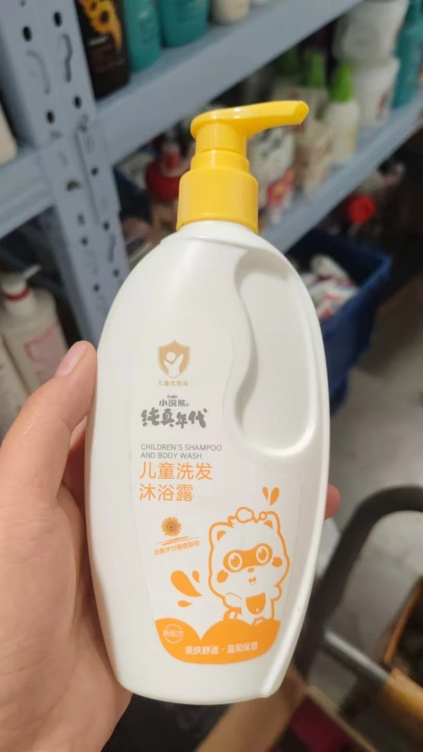 【包装随机】小浣熊洗发沐浴露300ml  临期品