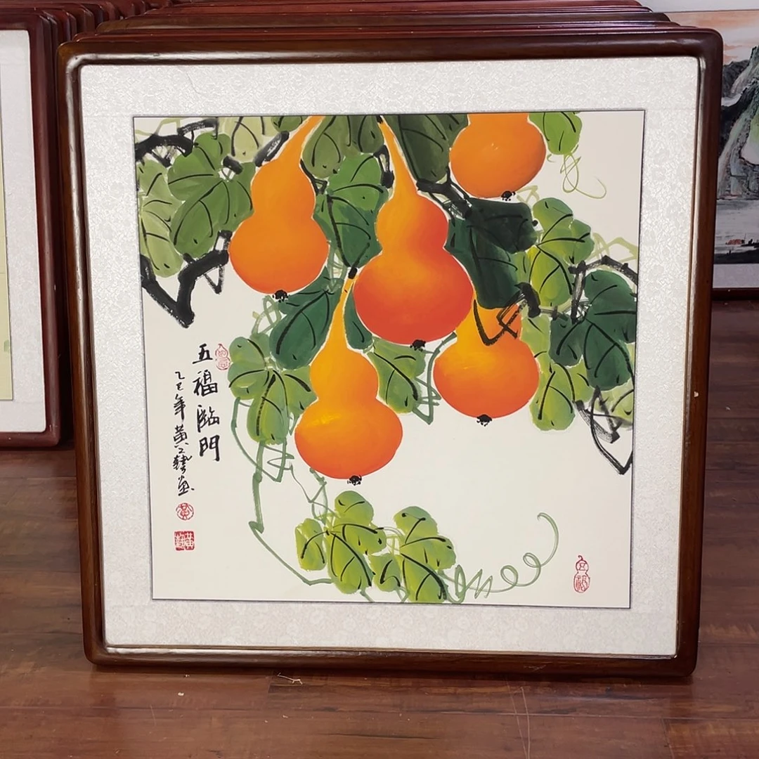国画带框尺寸63*63厘米