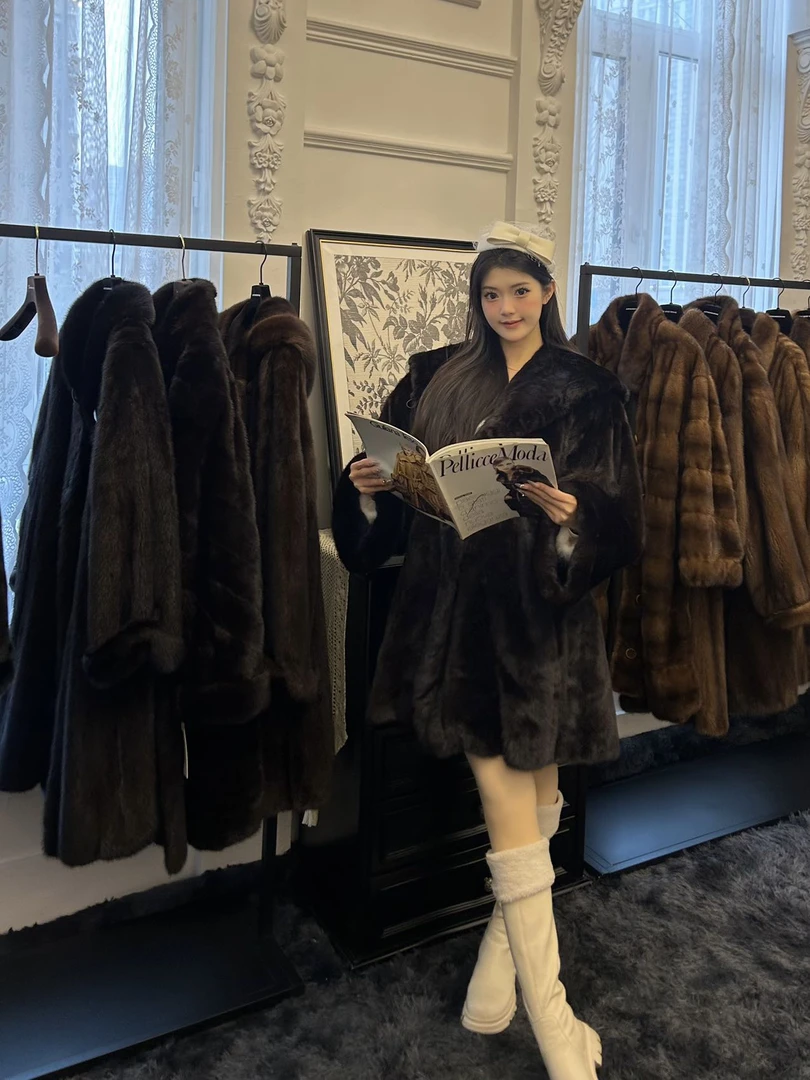 精选进口VINTAGE FUR中古外套