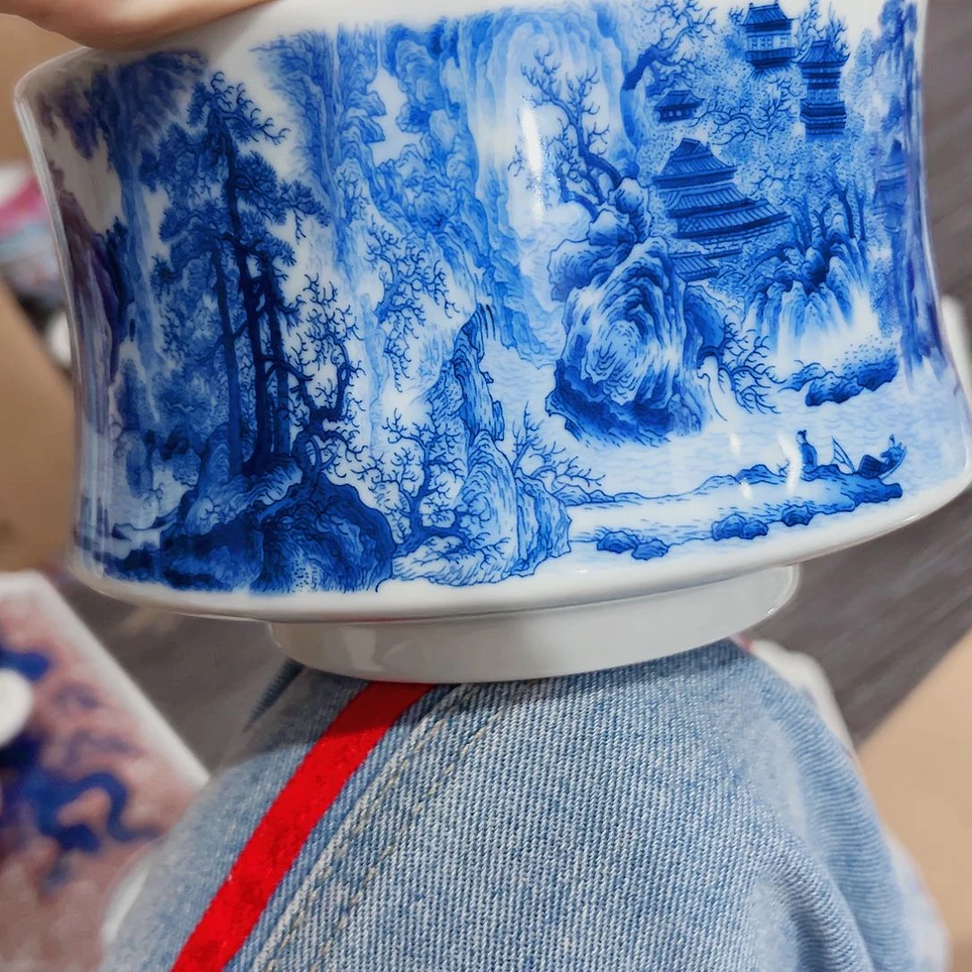 山***身瓷片景德镇陶瓷艺术价格