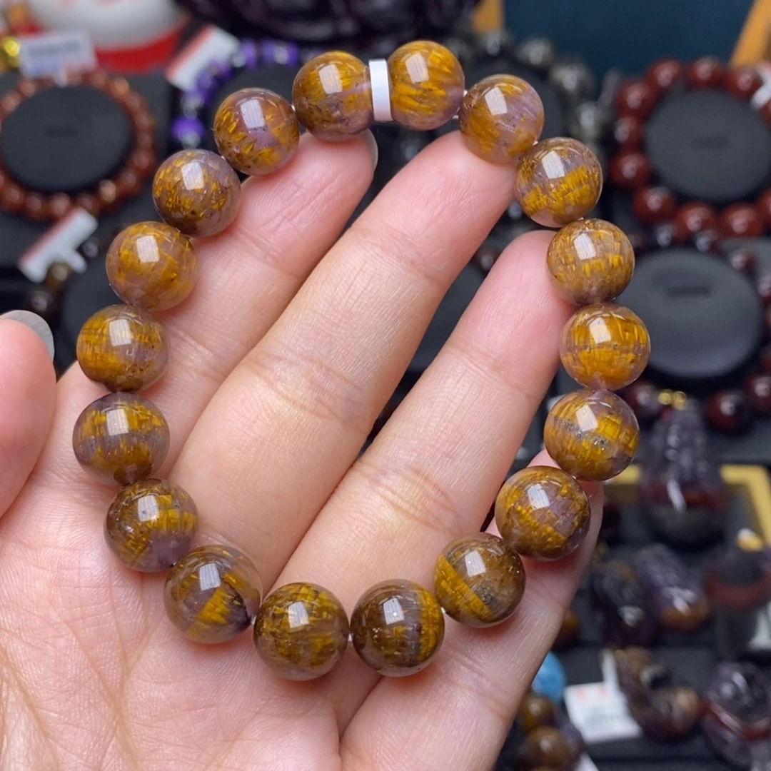 未镶嵌手链水晶极光金多多单圈10mm