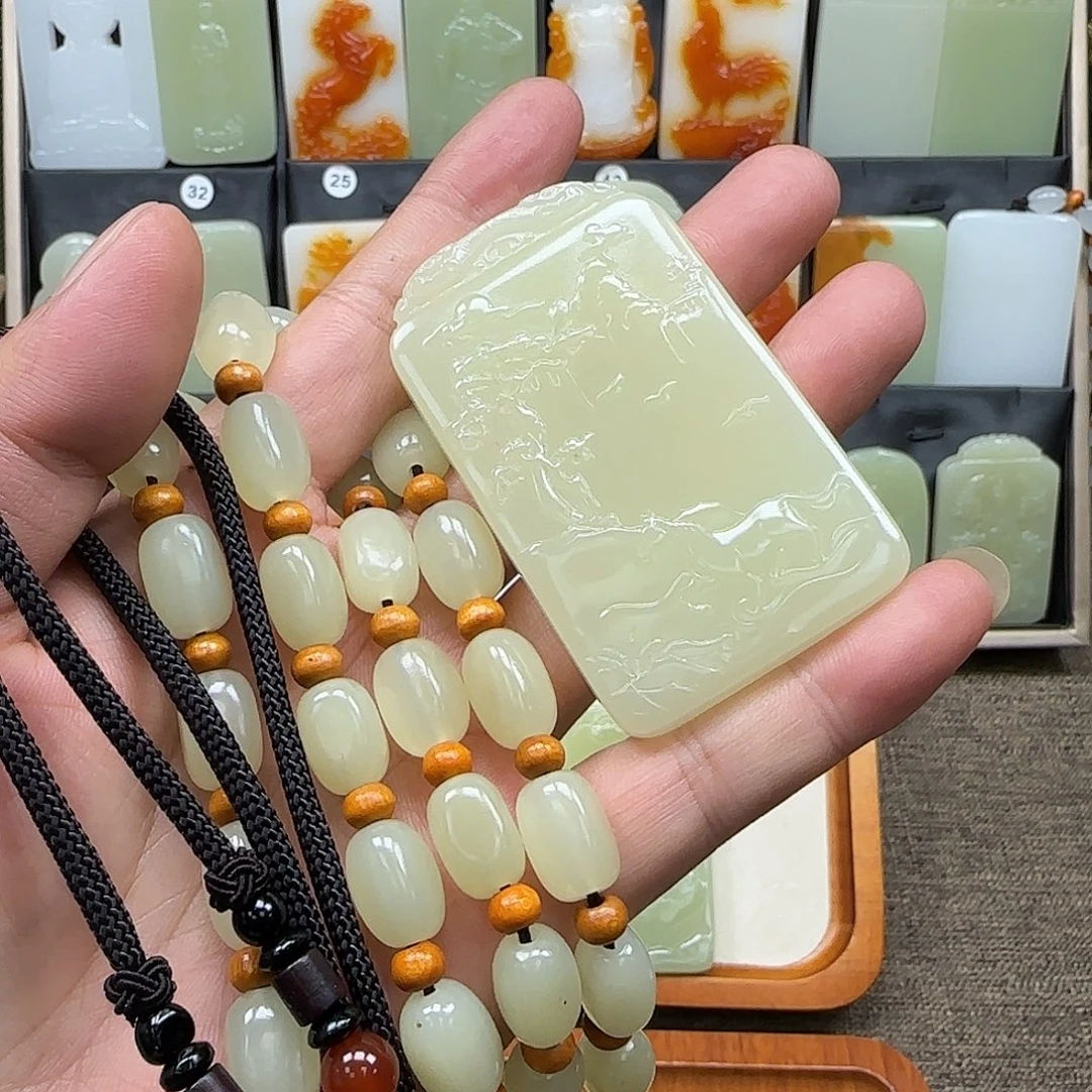 ****手昆仑山料一物一拍双面马