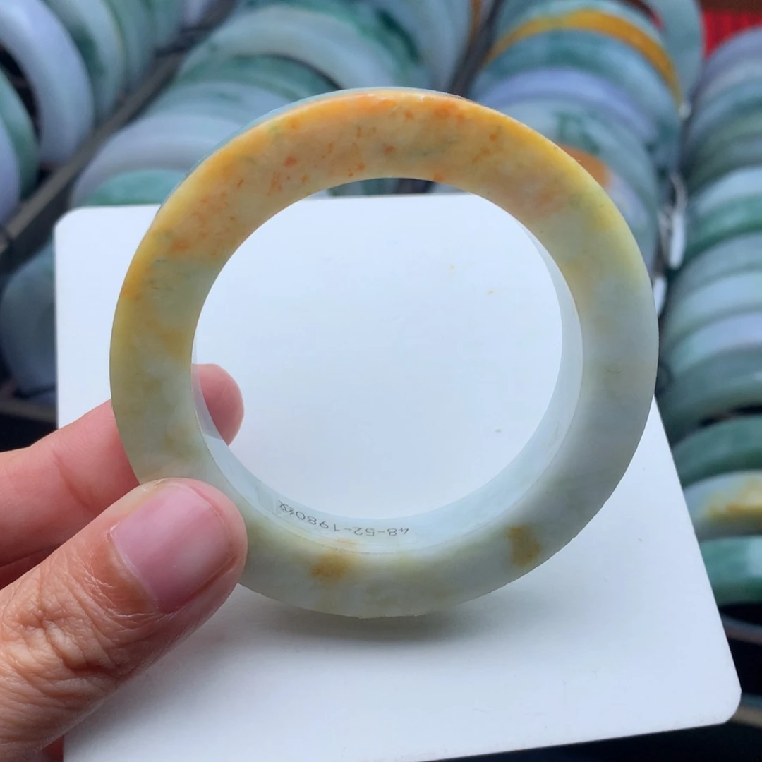 未镶嵌定制手镯定制翡翠定制48-52