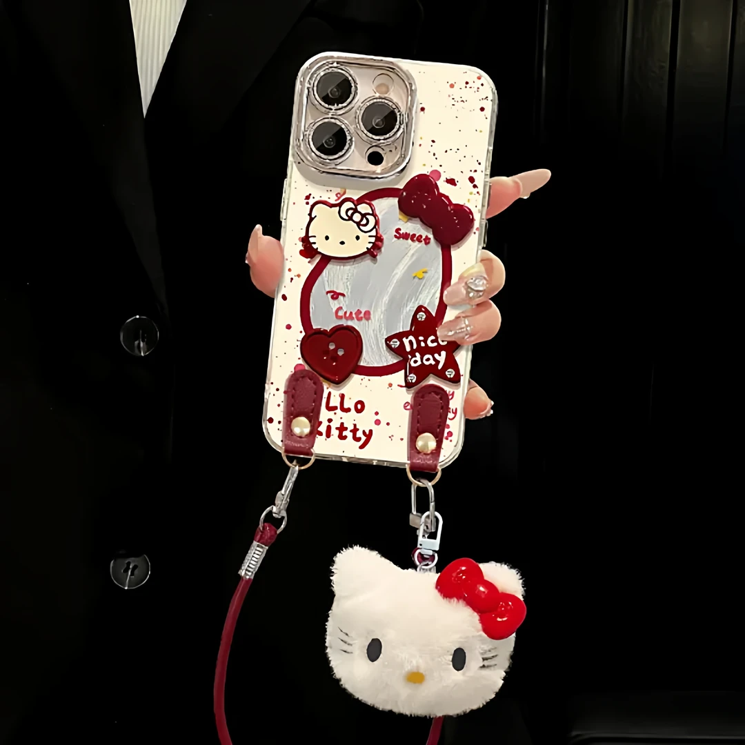 KT公仔适用苹果17手机壳iPhone16/15PROMAX秋冬华为P华为oppo小米