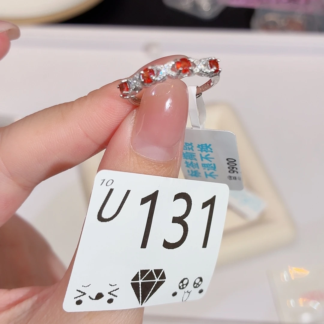 彩色蓝宝石珠宝奇石银S925镶嵌