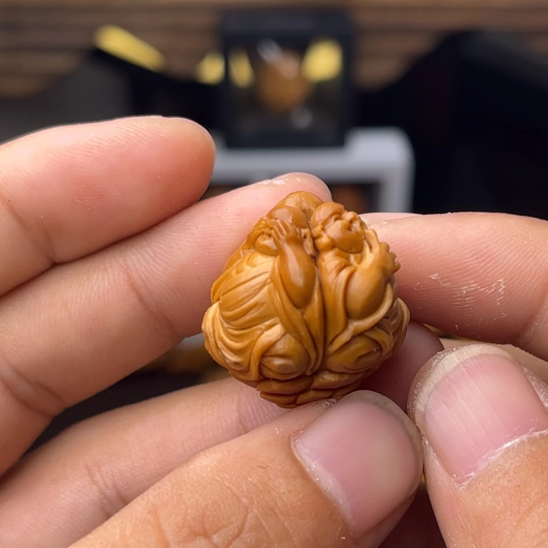 橄榄核吊坠龙****库橄榄核三不小和尚2.5