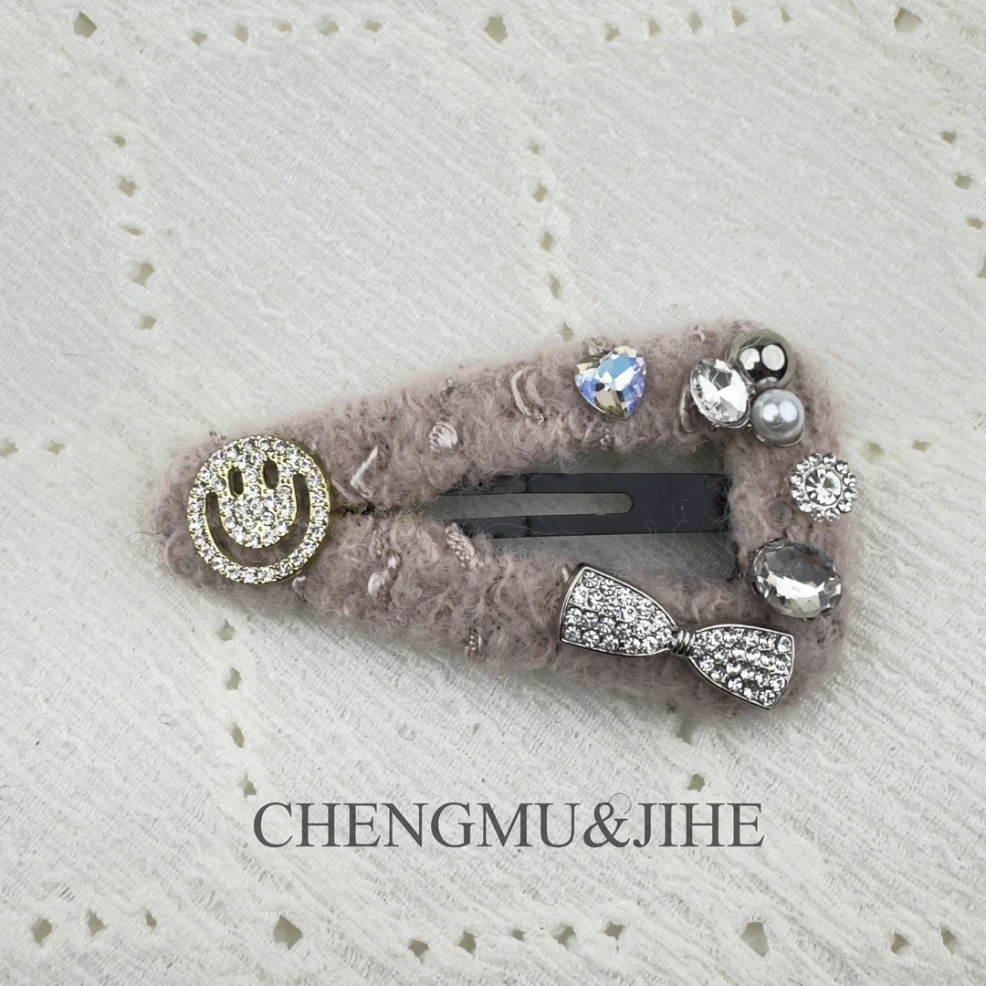 【澄沐几禾】FQ-052原创设计定制发卡发夹韩系轻奢时尚可爱重工