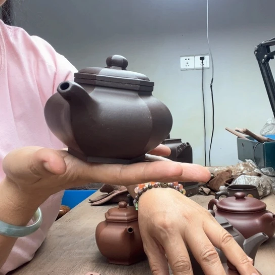 茶壶紫砂盛**华原矿紫泥